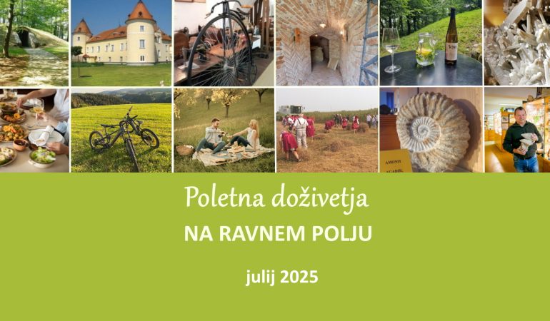 Poletna doživetja na Ravnem polju v juliju 2025