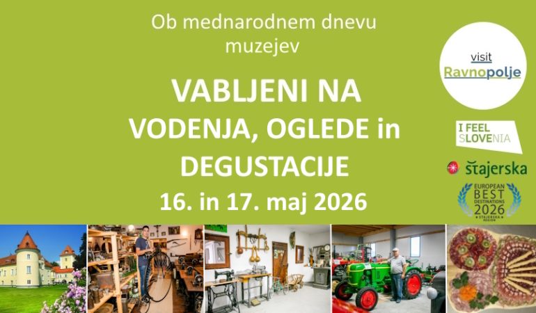 Mednarodni dan muzejev prinaša oglede, doživetja in degustacije